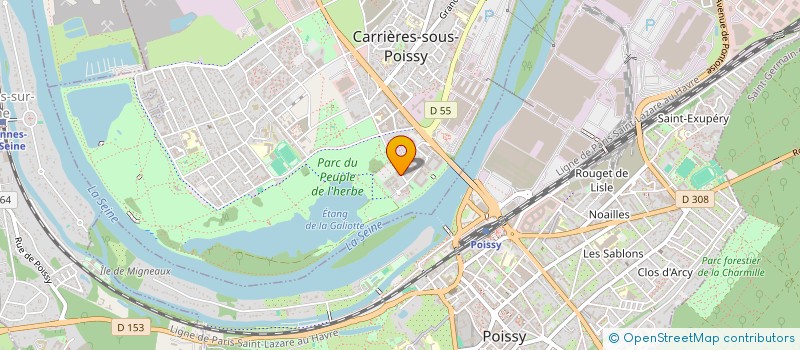 localisation de l'entreprise MONSIEUR YOUNESSE KHALIL à CARRIERES-SOUS-POISSY