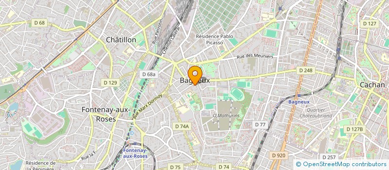 localisation de l'entreprise MONSIEUR YOUNG KWON à BAGNEUX