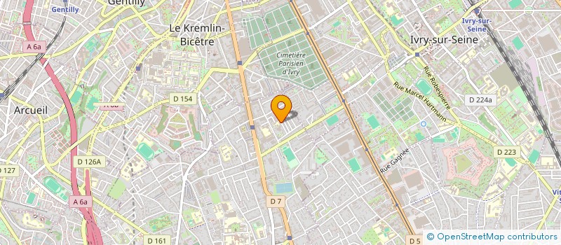 localisation de l'entreprise MONSIEUR YOUNGTAE KIM  VILLEJUIF