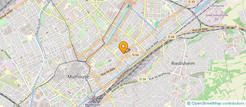 localisation de l'entreprise MONSIEUR YOUNIS OSMAN ADOUM  MULHOUSE