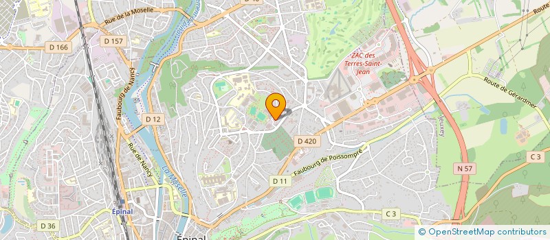 localisation de l'entreprise MONSIEUR YOUNOUS BEN EL MADANI  EPINAL