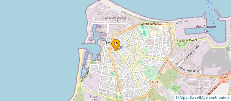 localisation de l'entreprise MONSIEUR YOUNOUS MOHAMED à LE PORT