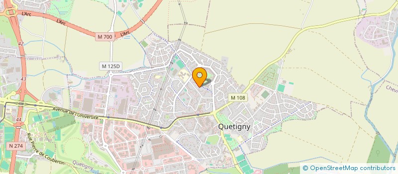 localisation de l'entreprise MONSIEUR YOUNOUS SOULEYMAN ABDALLAH  QUETIGNY