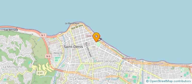 localisation de l'entreprise MONSIEUR YOUNOUSS CADJEE  SAINT-DENIS