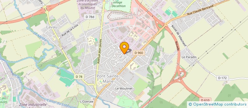 localisation de l'entreprise MONSIEUR YOUNOUSSA BANGOURA  PONT-SAINTE-MARIE