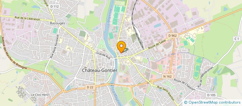 localisation de l'entreprise MONSIEUR YOUNOUSSA CAMARA  CHATEAU-GONTIER-SUR-MAYENNE