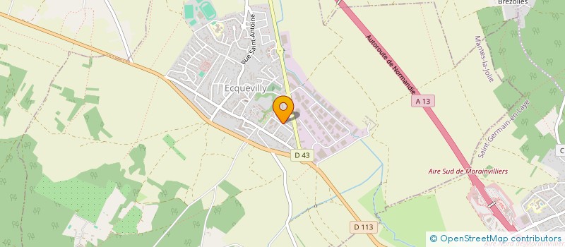 localisation de l'entreprise MONSIEUR YOUNOUSSA DEMBELE  ECQUEVILLY