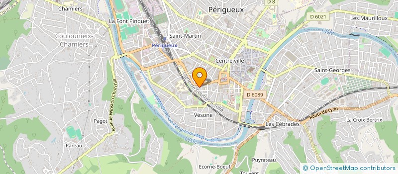 localisation de l'entreprise MONSIEUR YOUNOUSSA DIALLO  PERIGUEUX