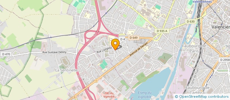 localisation de l'entreprise MONSIEUR YOUNOUSSA DIALLO  VALENCIENNES