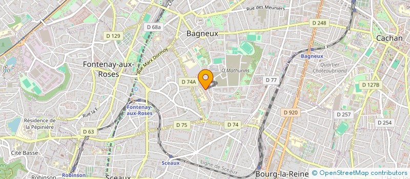 localisation de l'entreprise MONSIEUR YOUNOUSSE BA à BAGNEUX