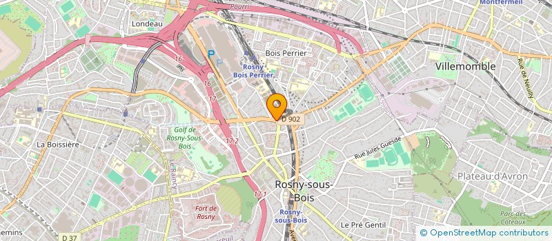 localisation de l'entreprise MONSIEUR YOUNOUSSE DIARRA à ROSNY-SOUS-BOIS