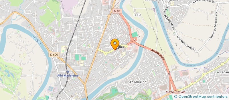 localisation de l'entreprise MONSIEUR YOUNSE ABDELWAFI à ALBI