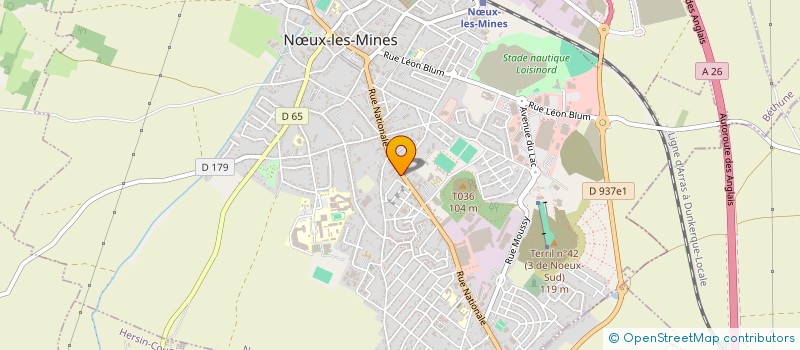 localisation de l'entreprise MONSIEUR YOUNSE KHOUBZA  NUX-LES-MINES