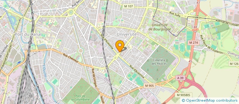 localisation de l'entreprise MONSIEUR YOUNUS FISTUM AGOSTINO à DIJON