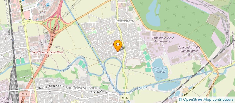 localisation de l'entreprise MONSIEUR YOURI AVANYAN  REICHSTETT