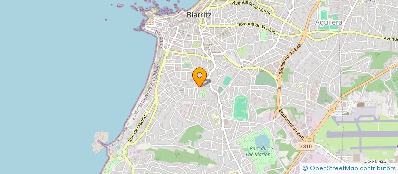 localisation de l'entreprise MONSIEUR YOURI BARNEOUD-ROUSSET à BIARRITZ