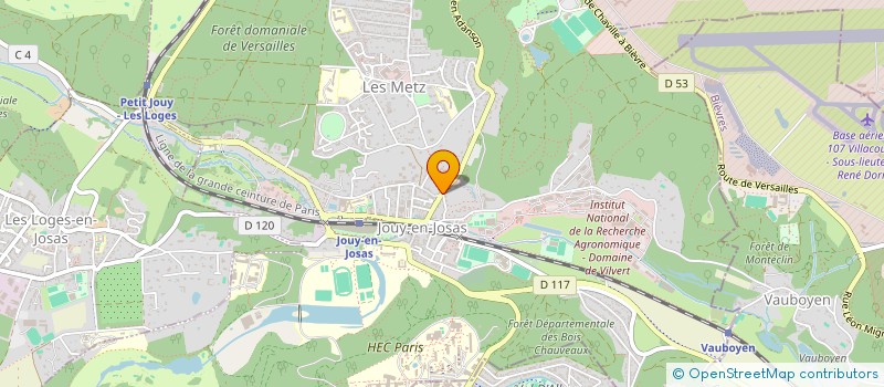 localisation de l'entreprise MONSIEUR YOURI BOURATROFF  JOUY-EN-JOSAS