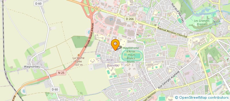localisation de l'entreprise MONSIEUR YOURI CARPENTIER à ARRAS