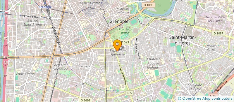 localisation de l'entreprise MONSIEUR YOURI CHALTIEL à GRENOBLE