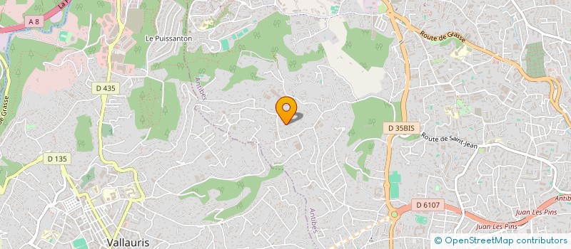 localisation de l'entreprise MONSIEUR YOURI DE VRIES  ANTIBES