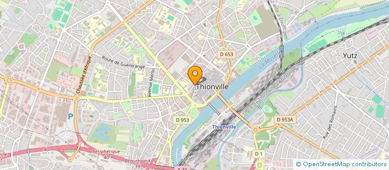 localisation de l'entreprise MONSIEUR YOURI DRAI à THIONVILLE