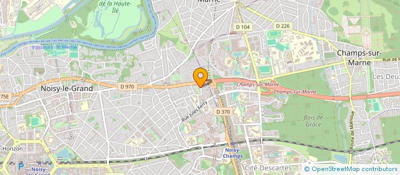 localisation de l'entreprise MONSIEUR YOURI FALCK  NOISY-LE-GRAND