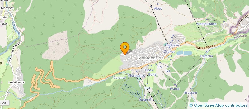 localisation de l'entreprise MONSIEUR YOURI FERRERO  MONTGENEVRE