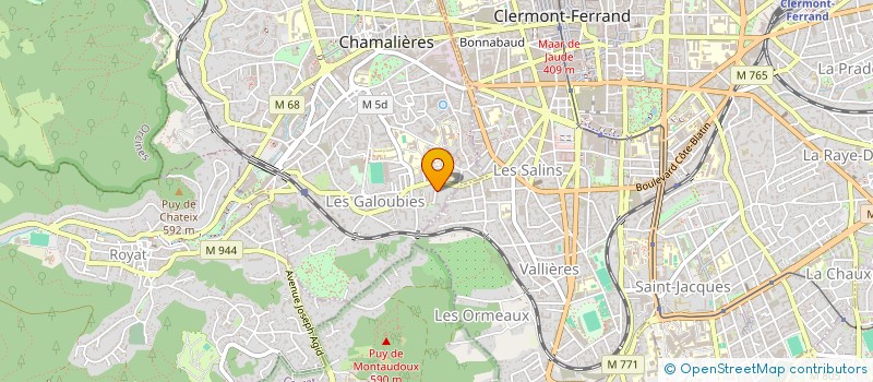 localisation de l'entreprise MONSIEUR YOURI GAMET  ORCINES