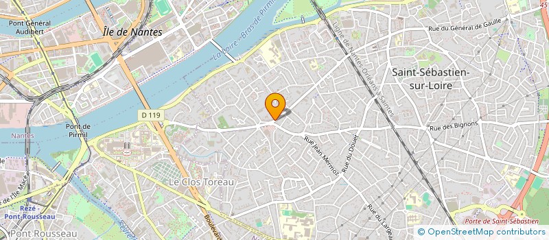 localisation de l'entreprise MONSIEUR YOURI GIRAUD  SAINT-SEBASTIEN-SUR-LOIRE