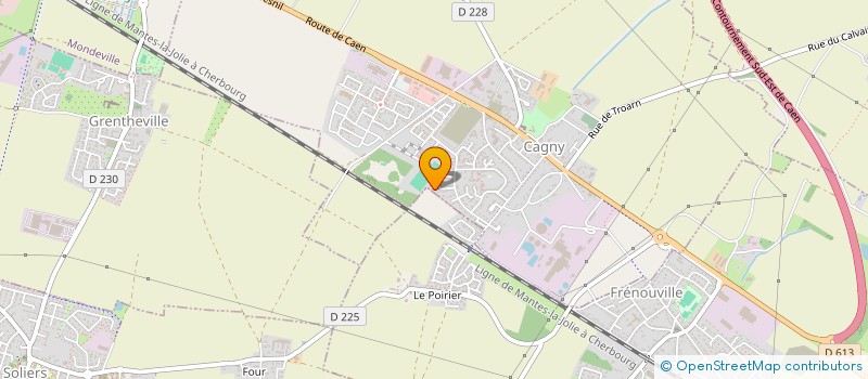 localisation de l'entreprise MONSIEUR YOURI IVANOV  CAGNY