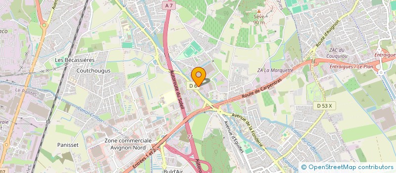 localisation de l'entreprise MONSIEUR YOURI LAGAHE  SORGUES