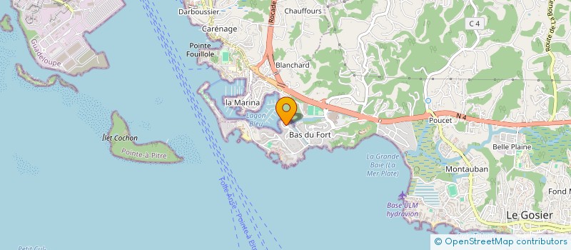 localisation de l'entreprise MONSIEUR YOURI MOHAMEDALY  LE GOSIER