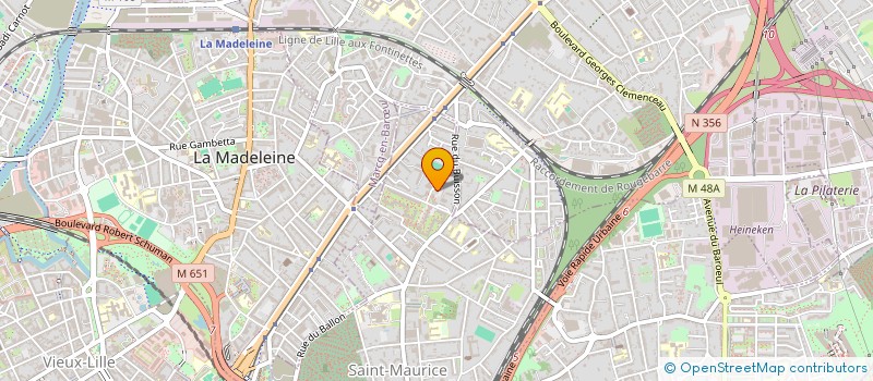 localisation de l'entreprise MONSIEUR YOURI TROUILLEFOU à LILLE