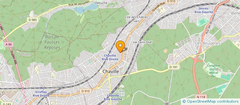 localisation de l'entreprise MONSIEUR YOURY BILAK à CHAVILLE
