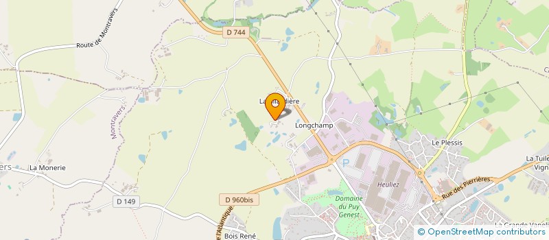 localisation de l'entreprise MONSIEUR YOURY COLINET  CERIZAY