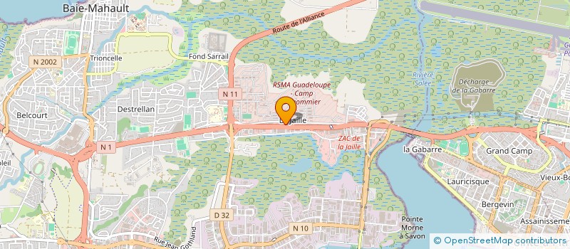 localisation de l'entreprise MONSIEUR YOURY SHITALOU  BAIE-MAHAULT