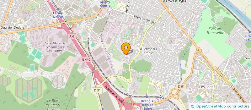localisation de l'entreprise MONSIEUR YOUSAF AHMAD ABOL  RIS-ORANGIS