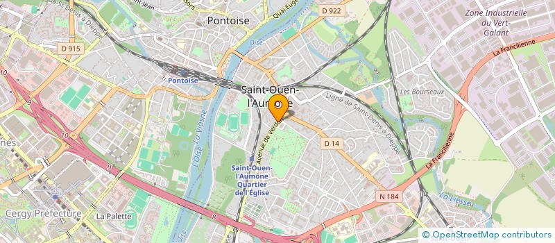 localisation de l'entreprise MONSIEUR YOUSEF AHMADZAI à SAINT-OUEN-L'AUMONE
