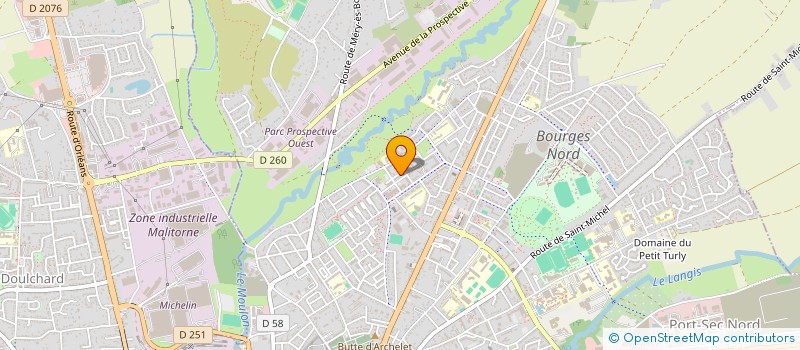 localisation de l'entreprise MONSIEUR YOUSEF BAARAR  BOURGES