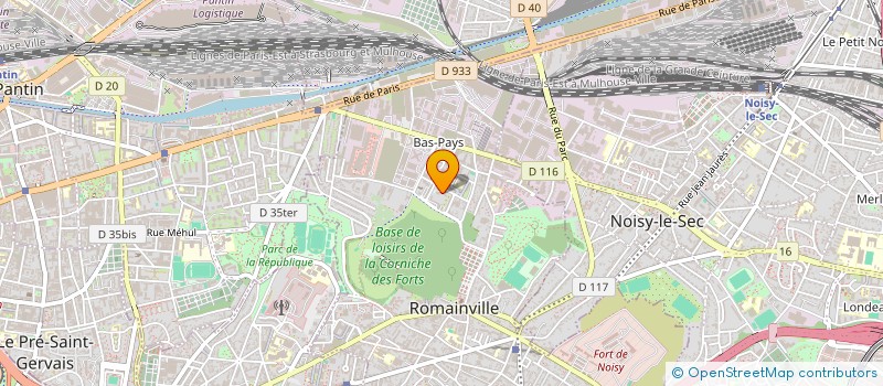 localisation de l'entreprise MONSIEUR YOUSEF KARIMI à ROMAINVILLE
