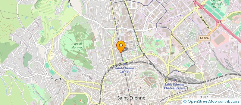 localisation de l'entreprise MONSIEUR YOUSEF SHENWARI  SAINT-ETIENNE