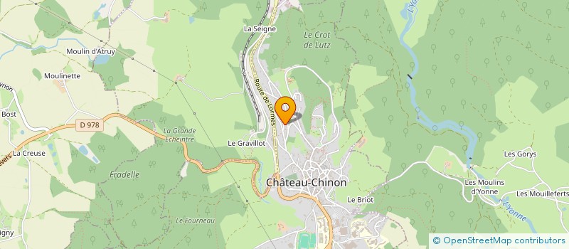 localisation de l'entreprise MONSIEUR YOUSEF ZNIBI  CHATEAU-CHINON (VILLE)