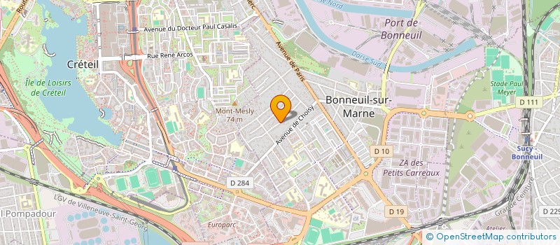 localisation de l'entreprise MONSIEUR YOUSFI MEHDI  BONNEUIL-SUR-MARNE