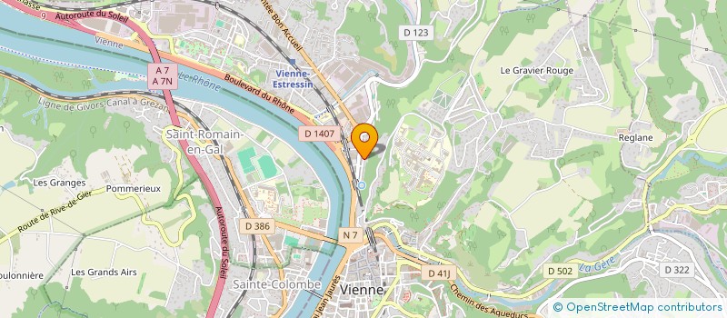 localisation de l'entreprise MONSIEUR YOUSIF ARMENAK FAGHERSHAK  VIENNE
