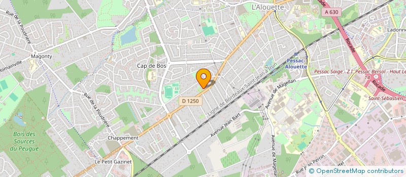 localisation de l'entreprise MONSIEUR YOUSMIR ABDALLAH  PESSAC