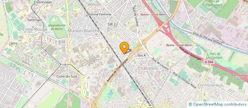 localisation de l'entreprise MONSIEUR YOUSRI ABIDI à REIMS