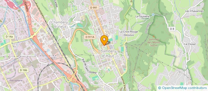 localisation de l'entreprise MONSIEUR YOUSRI BOUJOUR  CHAMBERY