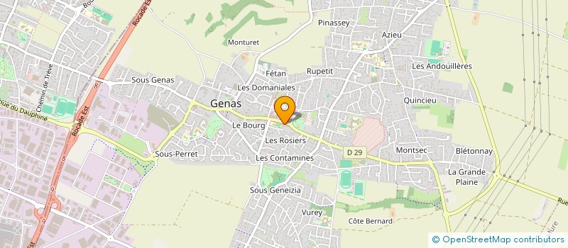 localisation de l'entreprise MONSIEUR YOUSRI BROUM à GENAS