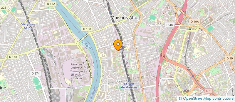 localisation de l'entreprise MONSIEUR YOUSRI HERBACHE  ALFORTVILLE