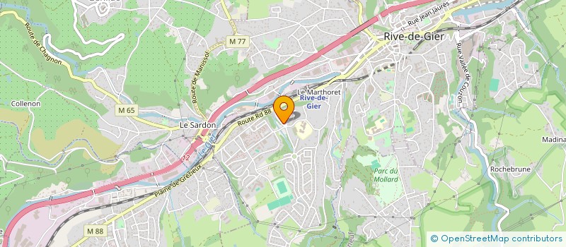 localisation de l'entreprise MONSIEUR YOUSRI KTITI  RIVE-DE-GIER